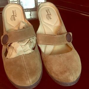 Simply Comfort Wedge Mules